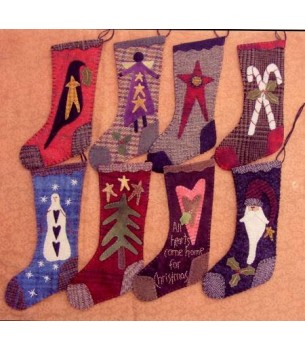 9" Wool Stockings, PG - pattern